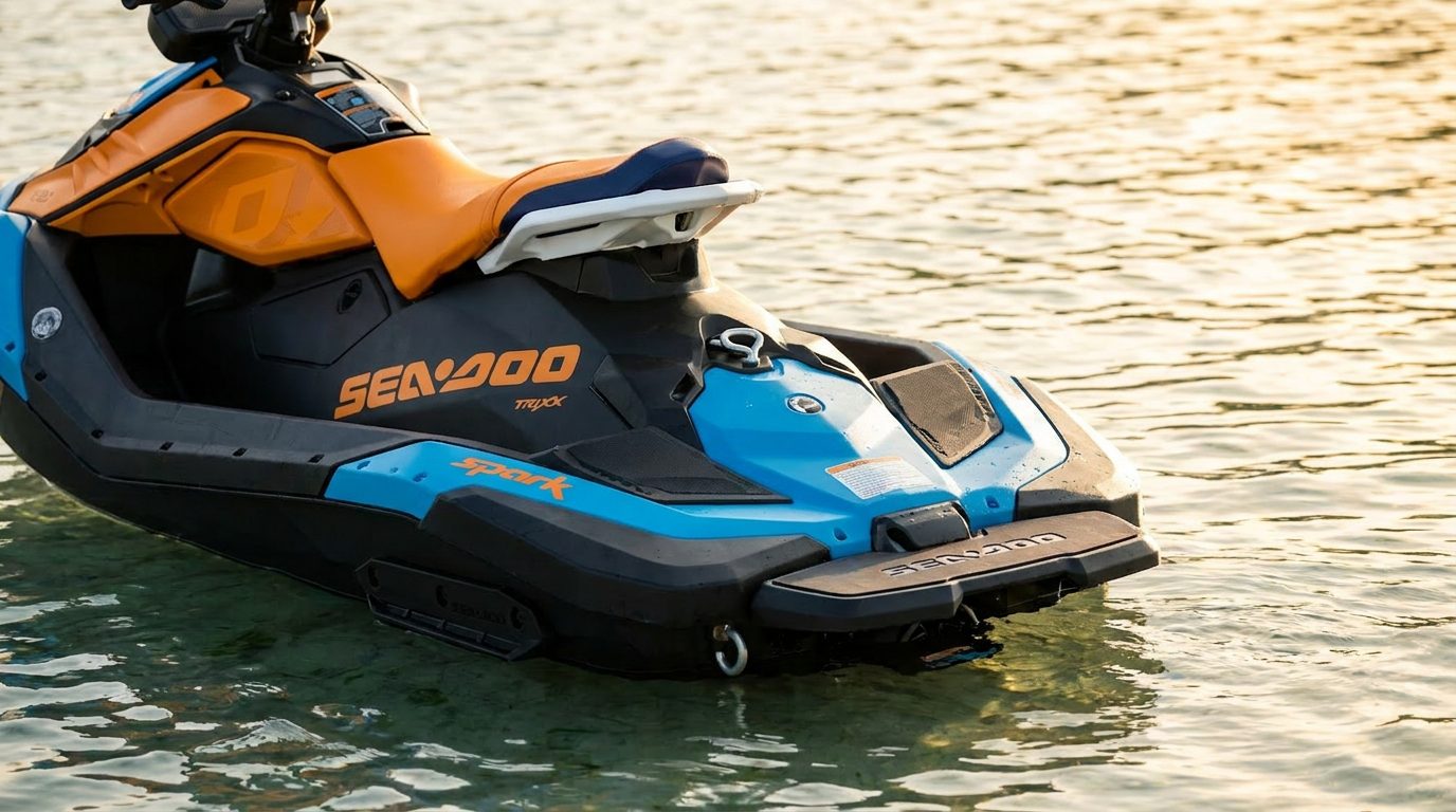 Spark Trixx rear showing tow hook